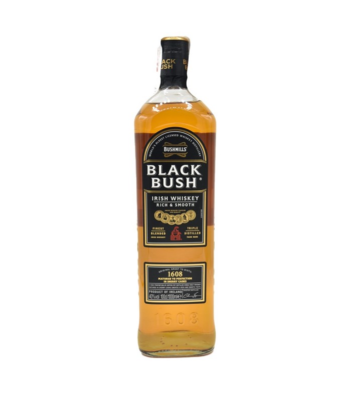BUSHMILLS BLACK BUSH IRISH WHISKEY