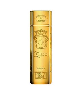 3 Kilos Vodka Gold 999.9 1 litro