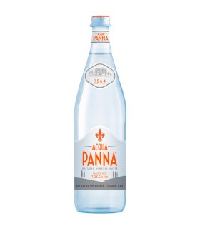 Panna mineral water in glass bottle 75cl
