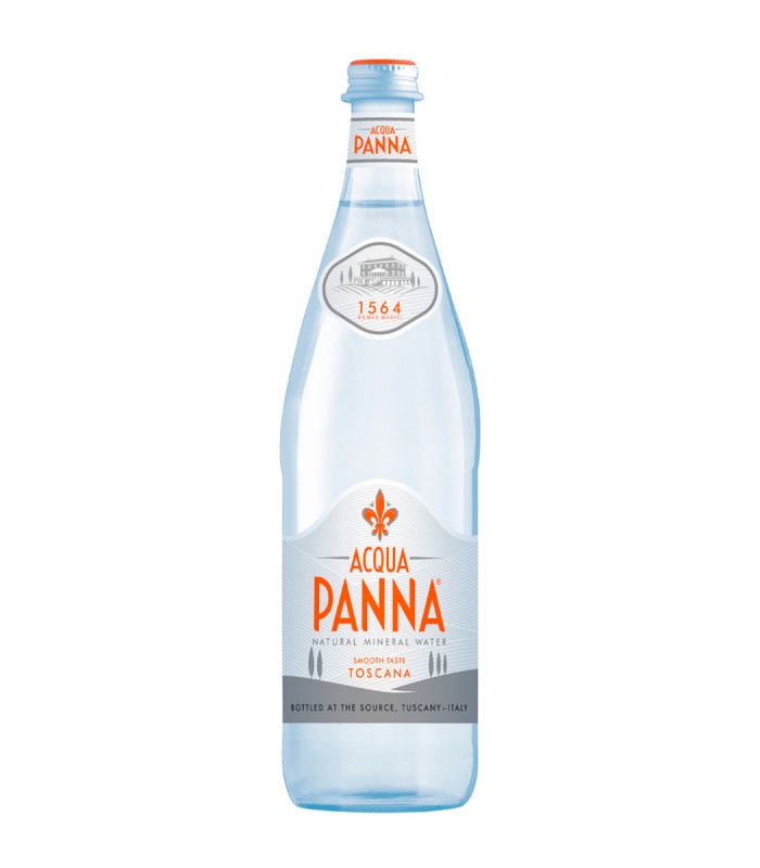 Panna Agua mineral en botella de cristal 75cl
