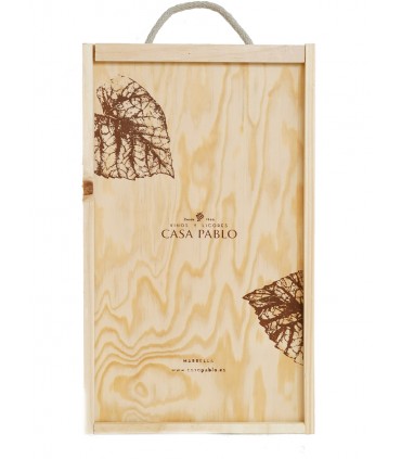 2 Bottles Wooden Gift Case
