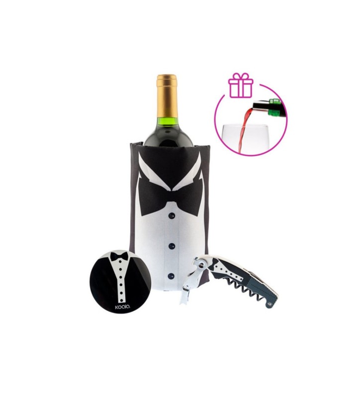 Smoking Printed Wine Set - KOALA