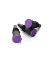 Tapón de silicona violeta para vino x3