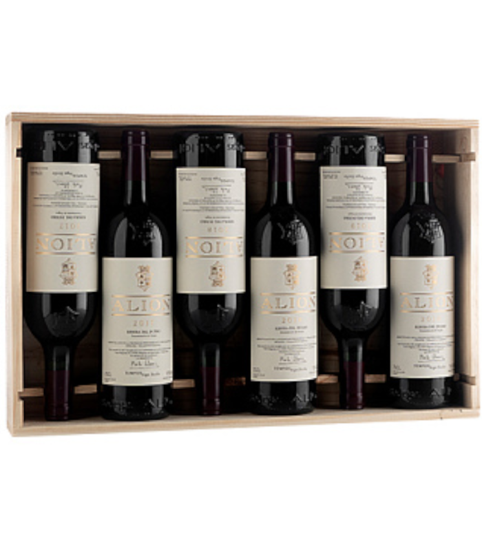 Colección Alión con Estuche de Madera 6 Botellas