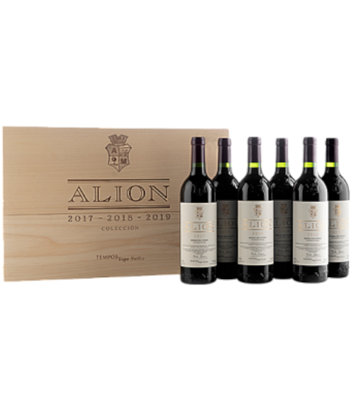 Colección Alión con Estuche de Madera 6 Botellas