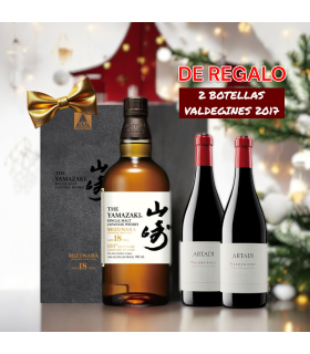 THE YAMAZAKI 18 AÑOS 100th ANNIVERSARY RELEASE + 2 BOTELLAS VALDEGINES