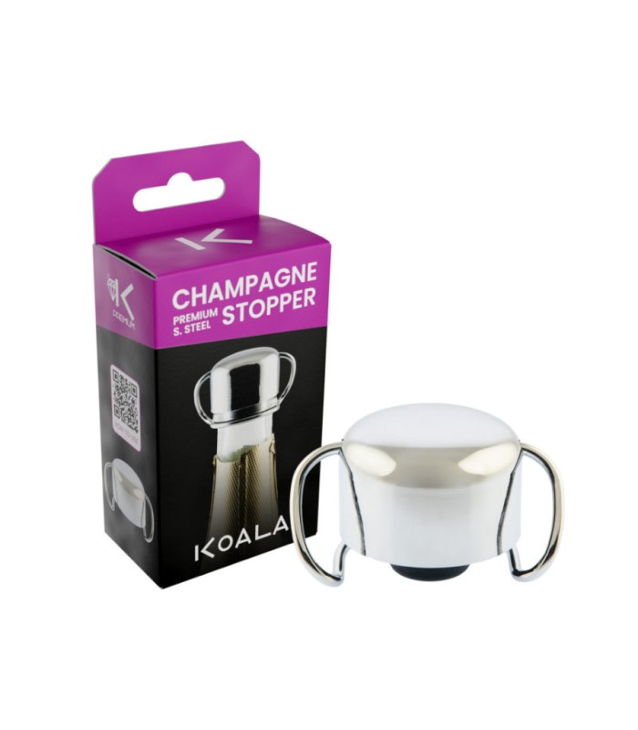 TAPÓN DE CHAMPAGNE PLATA PREMIUM