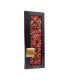 CHOCOLATE NEGRO C/ROSA, GUINDA, PISTACHO Y ORO 23K 110 GR