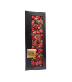 CHOCOLATE NEGRO C/ROSA, GUINDA, PISTACHO Y ORO 23K 110 GR