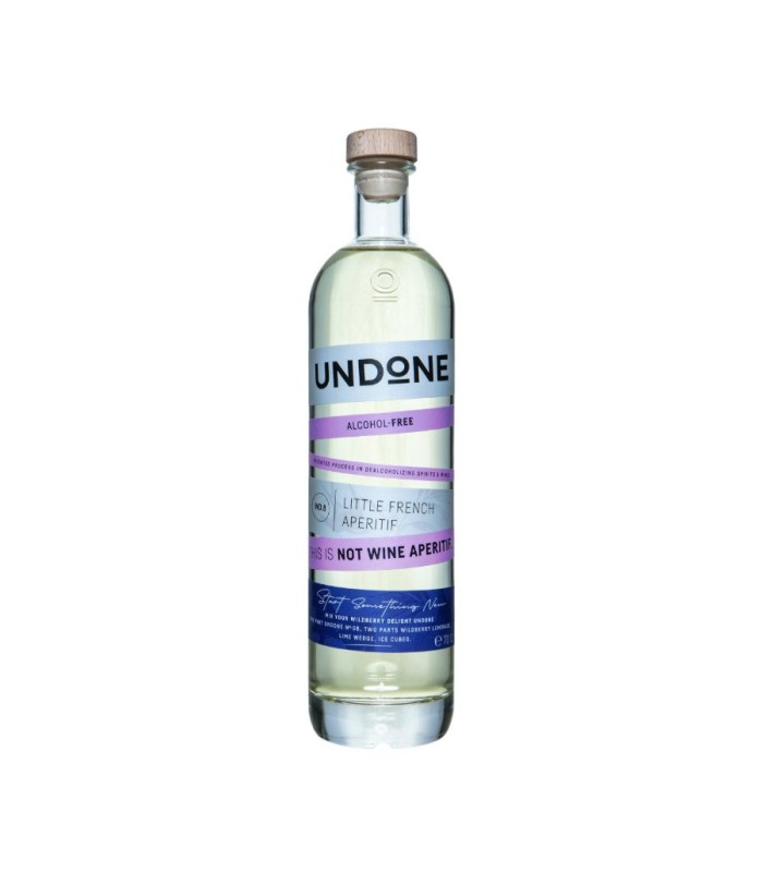 UNDONE · NOT APERTIF · LITTLE FECH APERITIF 0º 70 CL