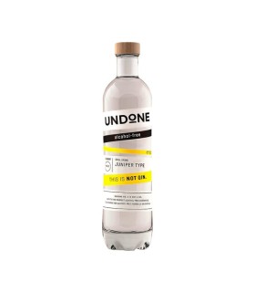 UNDONE · NOT GIN · LONDON DRY JUNIPER 0º 70 CL