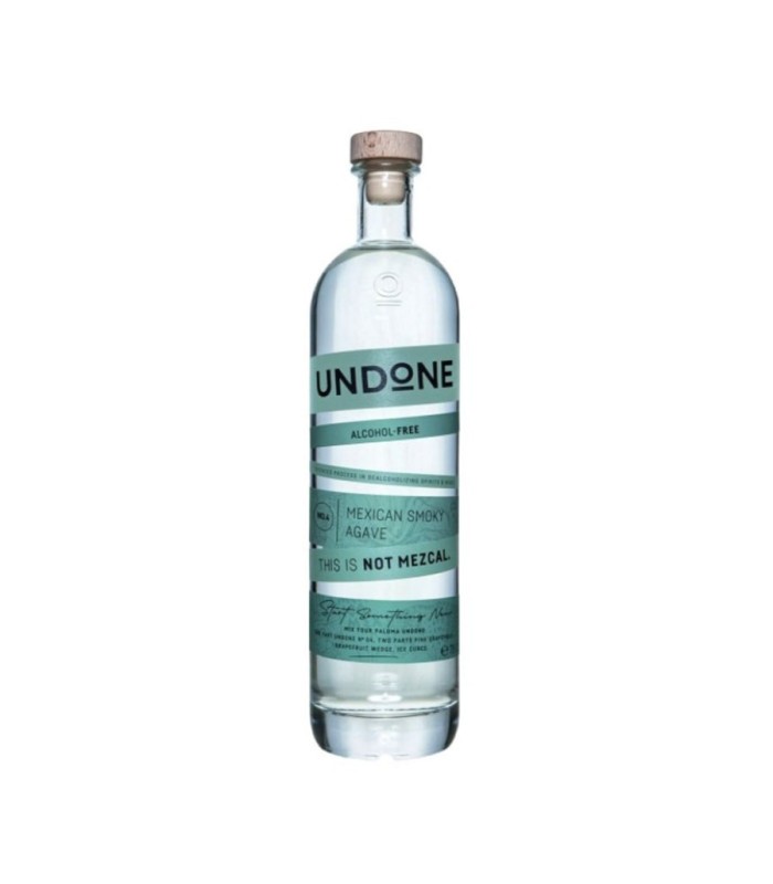 UNDONE · NOT MEZCAL · MEXCIAL SMOKY AGAVE 0º 70 CL