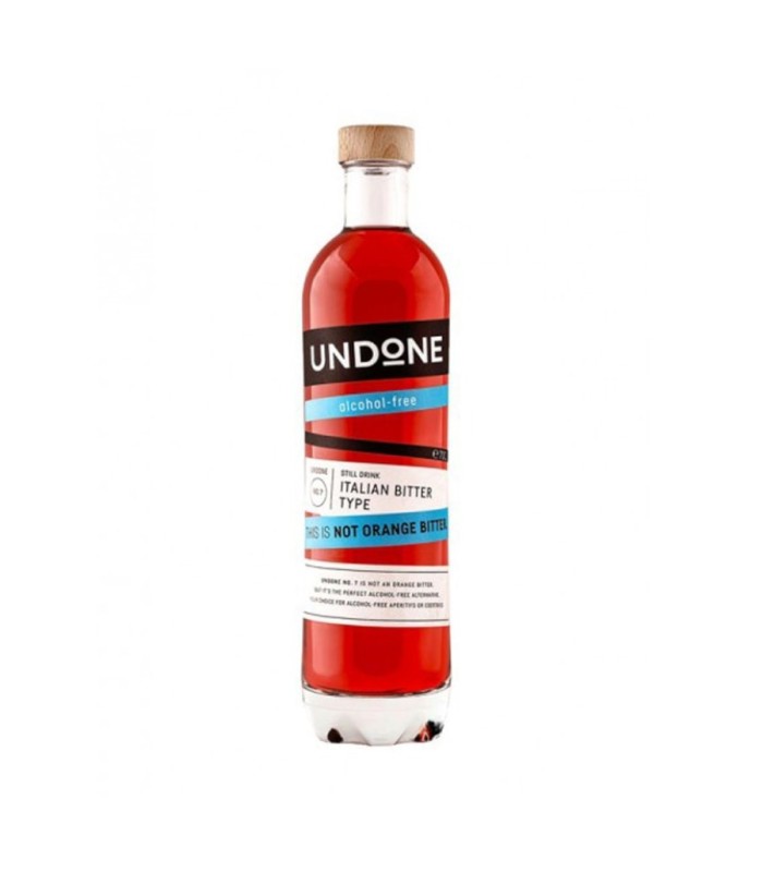 UNDONE · NOT ORANGE BITTER · ITALIAN BITTER APERITIF 0º 70 CL