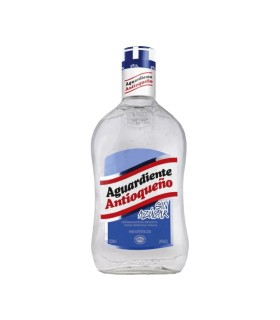 AGUARDIENTE ANTIOQUEÑO SIN AZUCAR TAPA AZUL